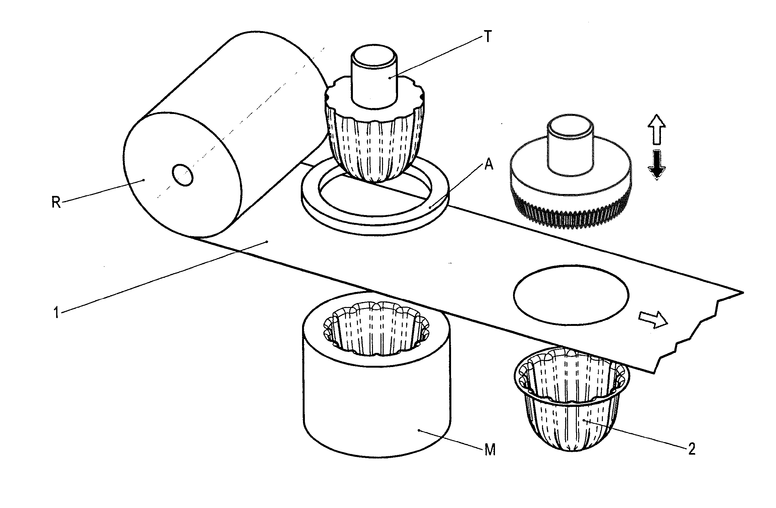 Filtering and permeable container for substances suitable for the preparation of beverages
