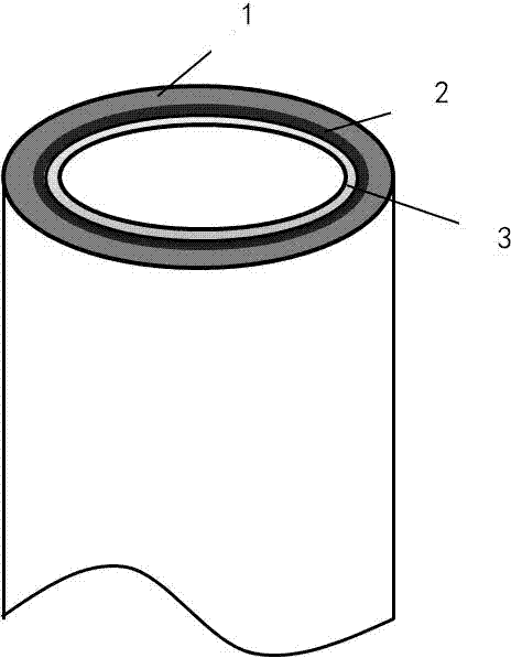 Asymmetrical stainless steel filter membrane tube and production method thereof