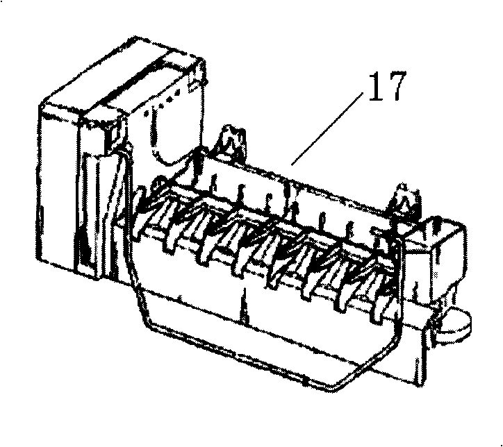 Refrigerator with flexible spiral ice-transportation device