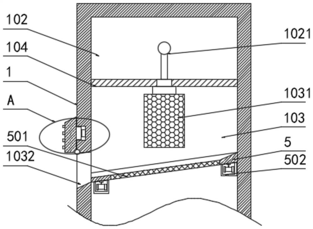 Grain purchase rapid dust removal structure and its working method