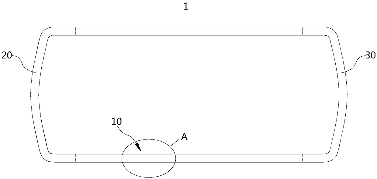 Antenna structure and electronic equipment