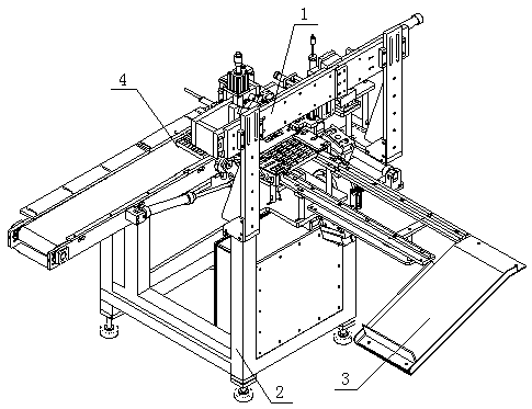 Automatic receiving device of lighter steam boxes