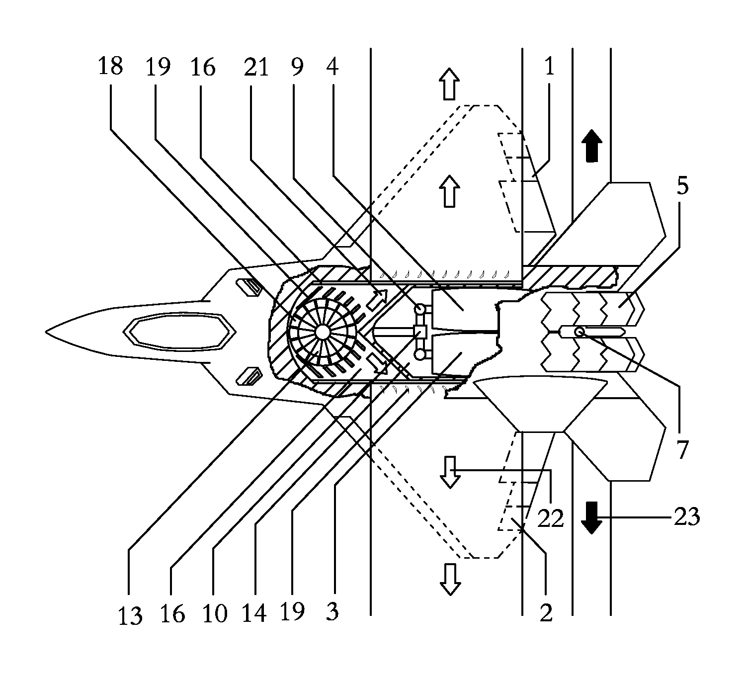 VTOL aircraft with a thrust-to-weight ratio smaller than 0.08