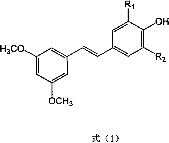 Methods for preparing E-3,5-dimethoxy-4'-oxhydryl diphenylethene and derivative thereof