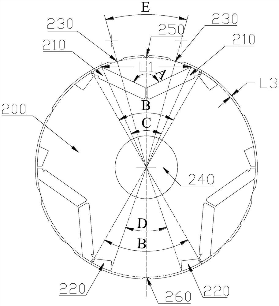 Rotor punching sheet, motor rotor and motor