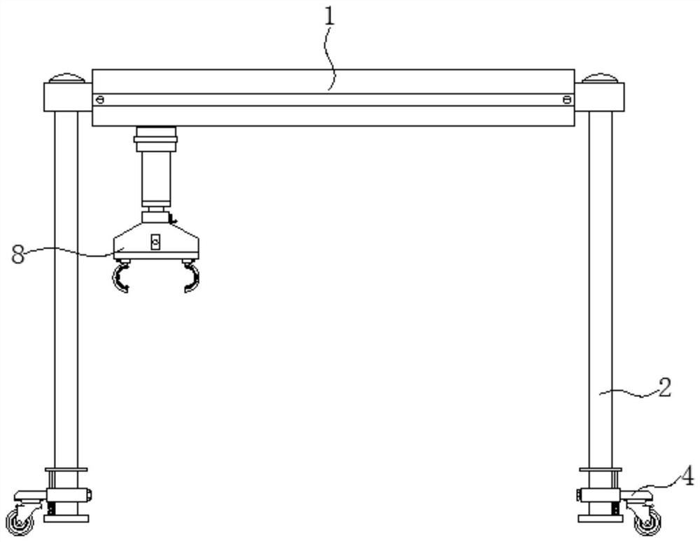 Auxiliary clamping device for galvanizing