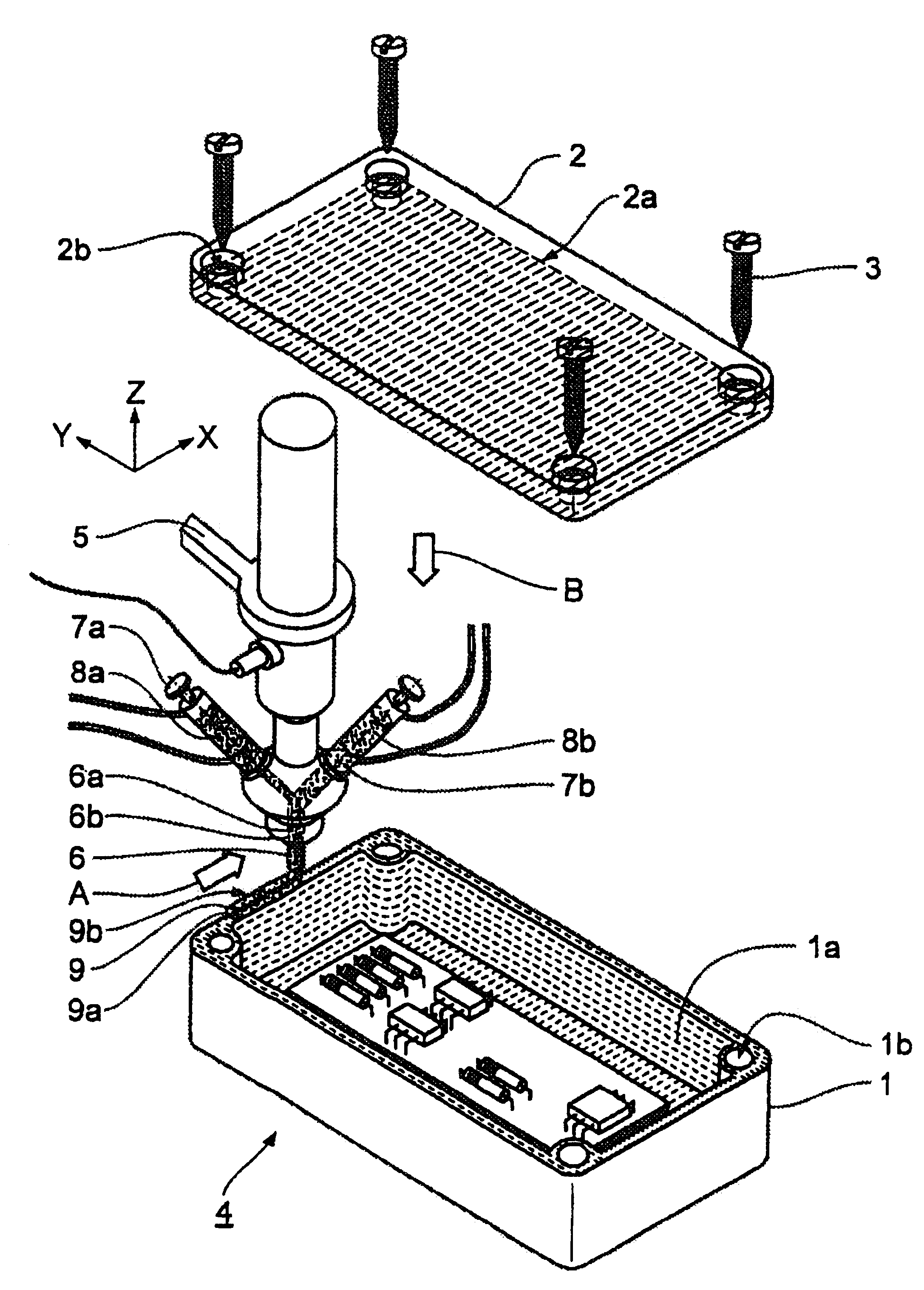 Method for producing a shielding case