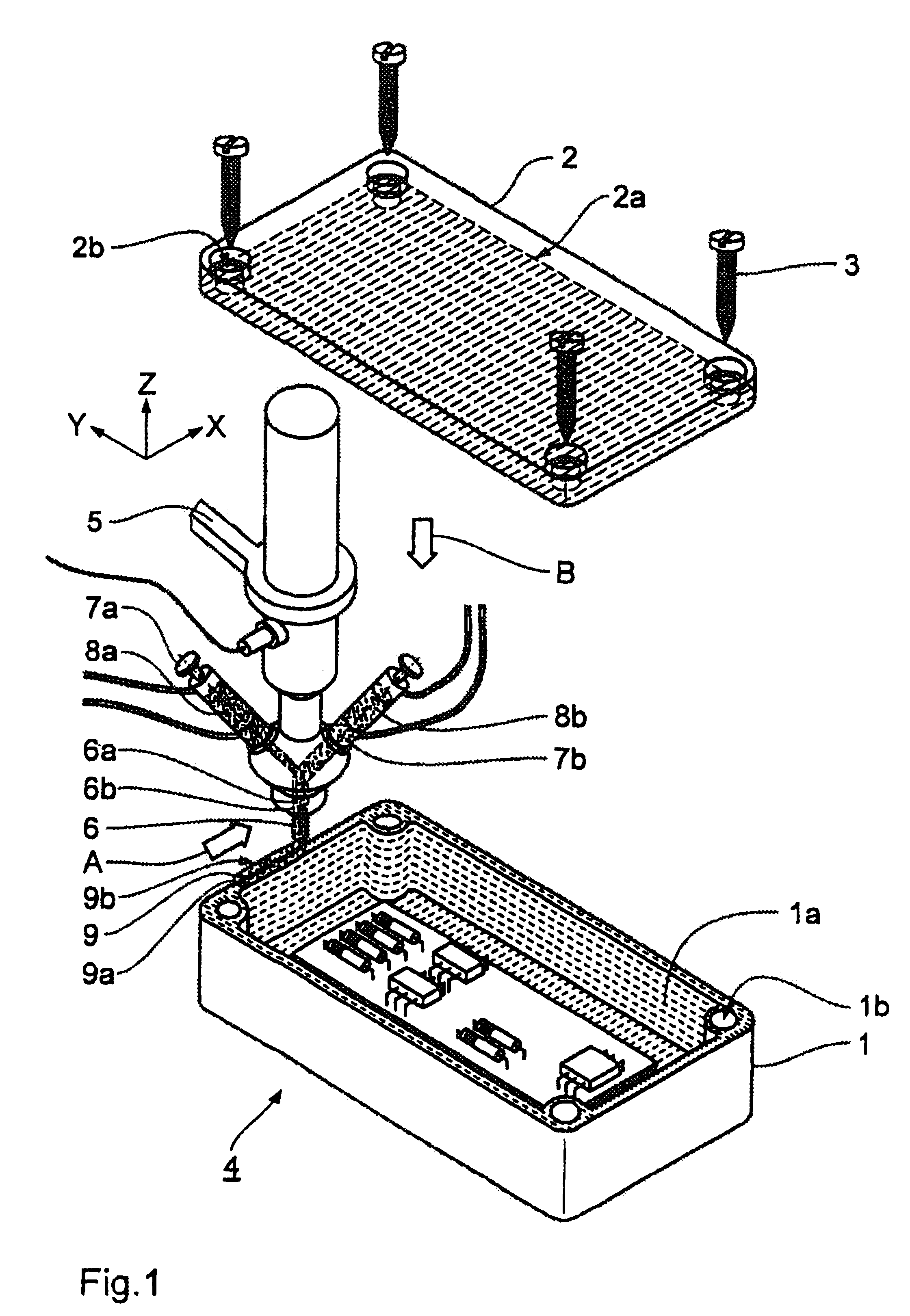 Method for producing a shielding case
