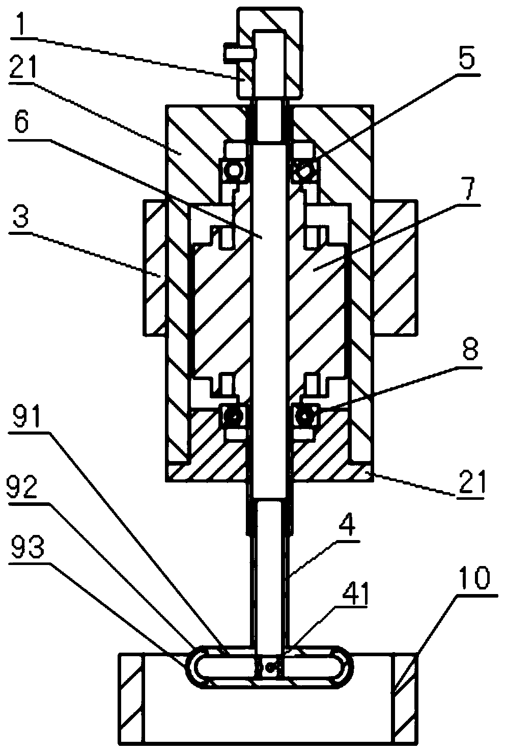 Air-pressure-controllable flexible grinding and polishing system