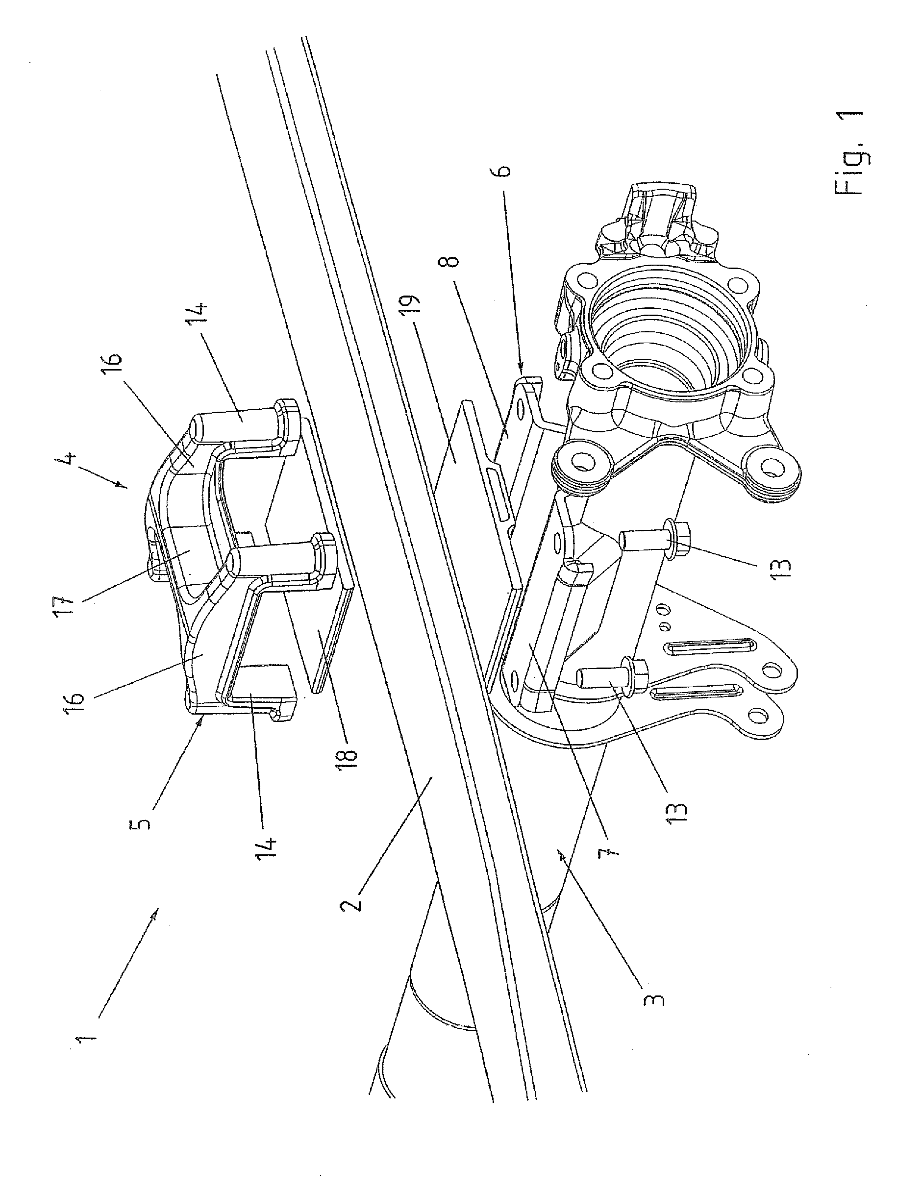 Leaf spring attachment