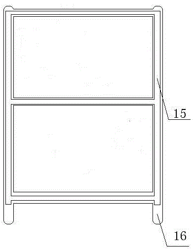 A cabinet door for power distribution cabinet