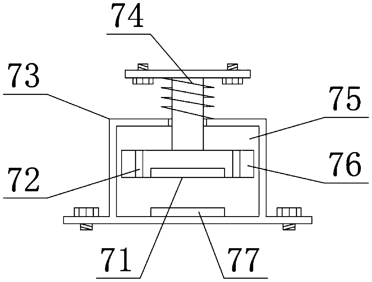 Shock-absorbing platform for geotechnical investigation