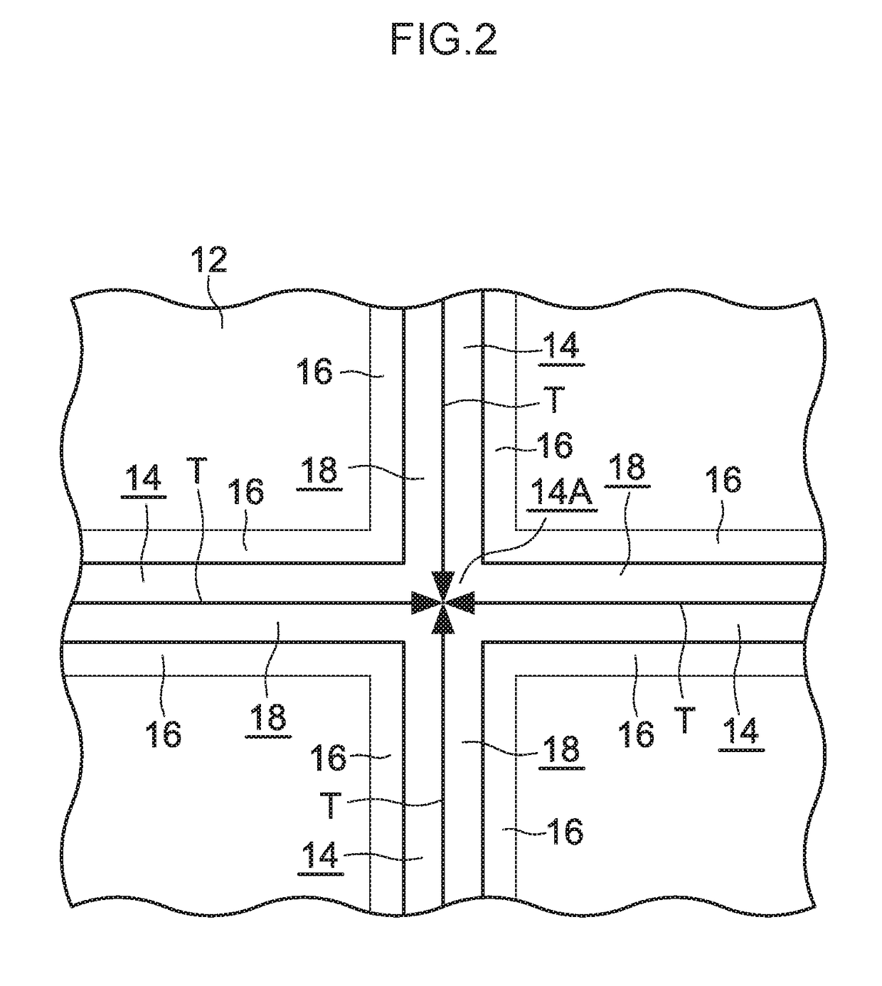 Recess-and-protrusion-formed body