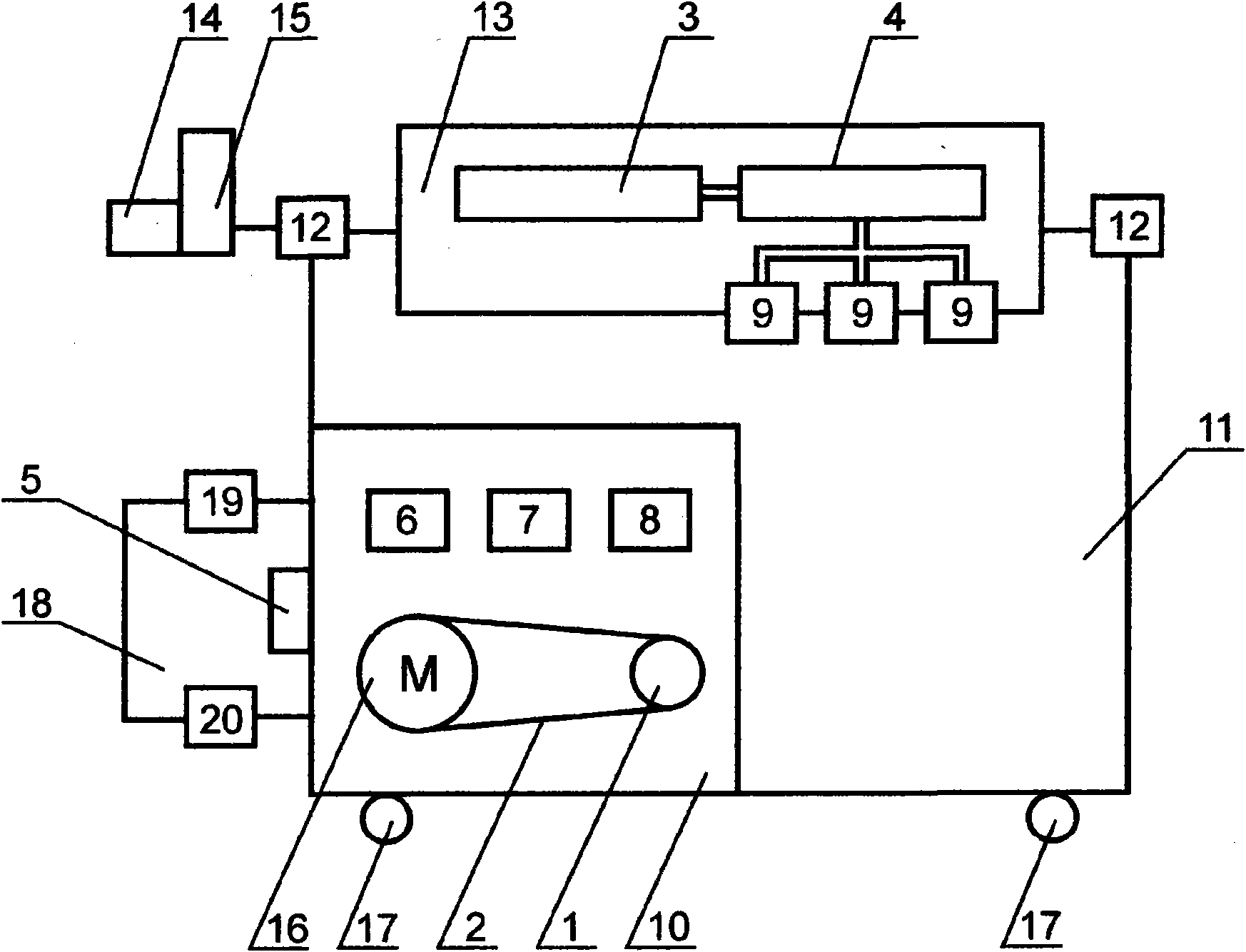 Method and device for training central air-conditioning system of automotive coach