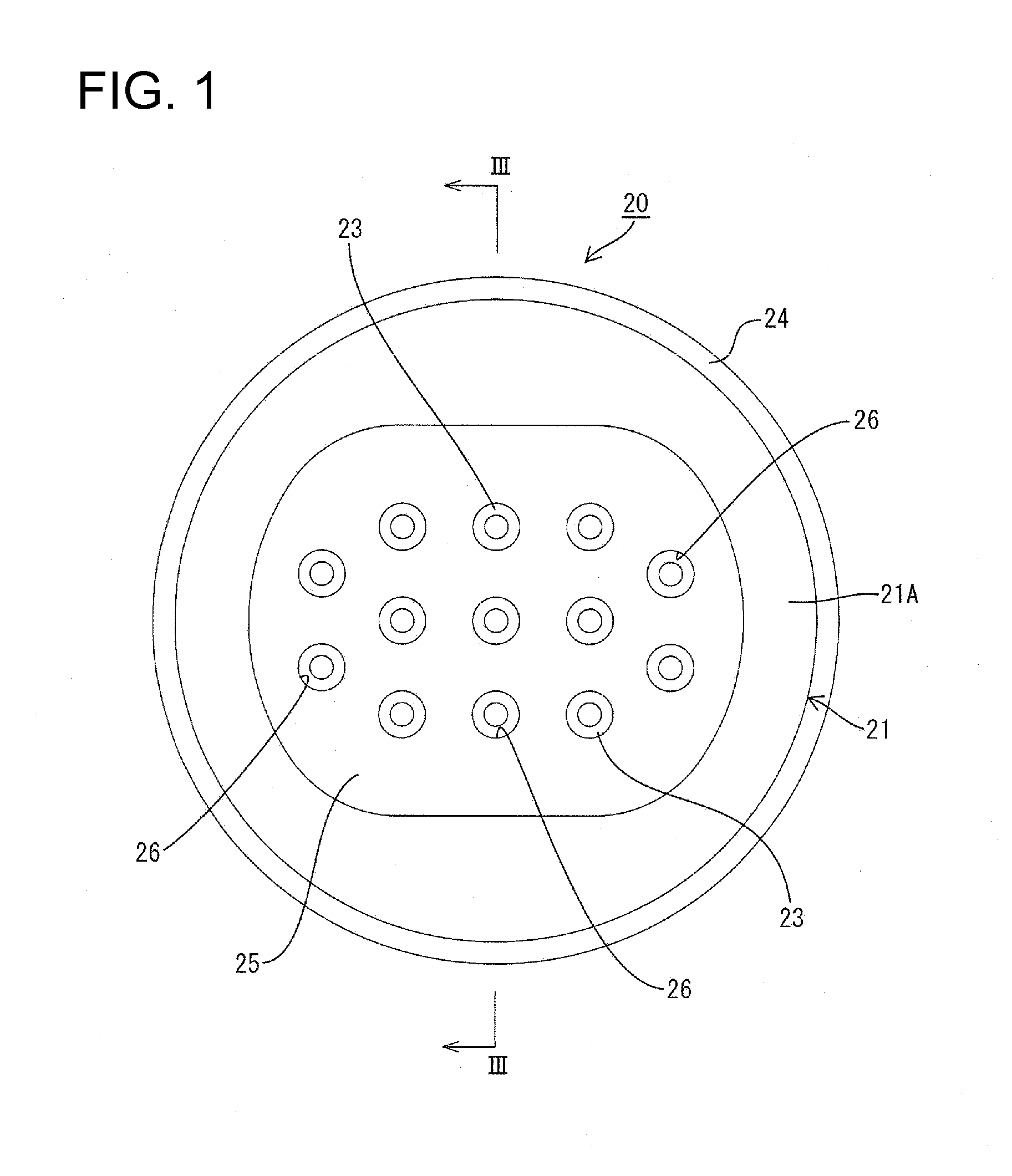 Sealing structure for wire lead-out hole
