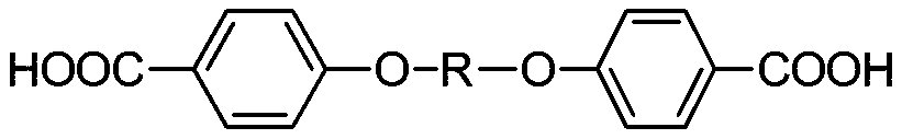 Aromatic diether dicarboxylic acid and preparation method thereof