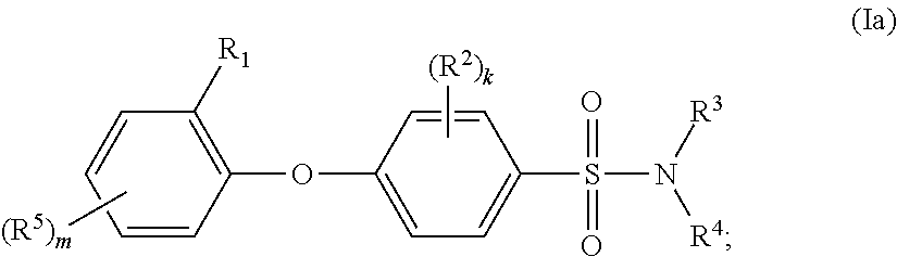 Biaryl ether sulfonamides and their use as therapeutic agents