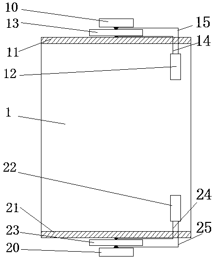 Electric power capacitor with prolonged service life