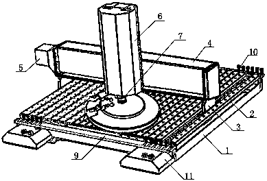 Plate punching mechanism, intelligent clamping device and usage method