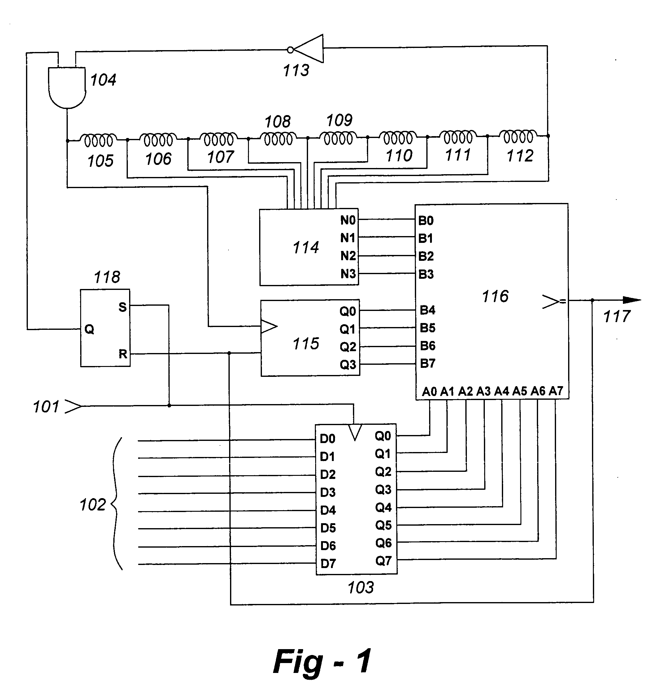 Synchronous delay-line amplification technique