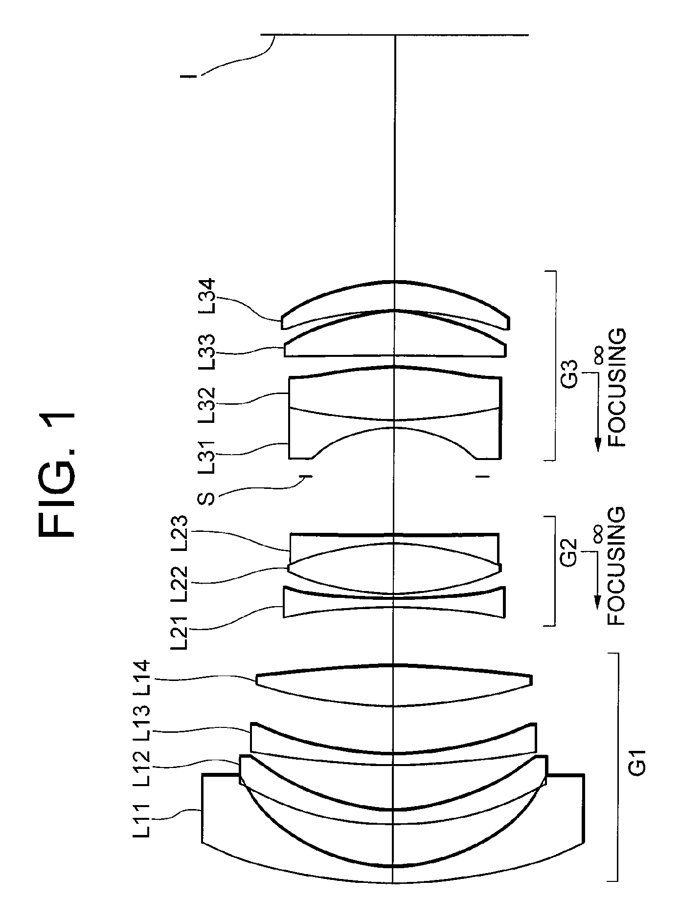 Wide-angle lens, optical apparatus, and method for focusing