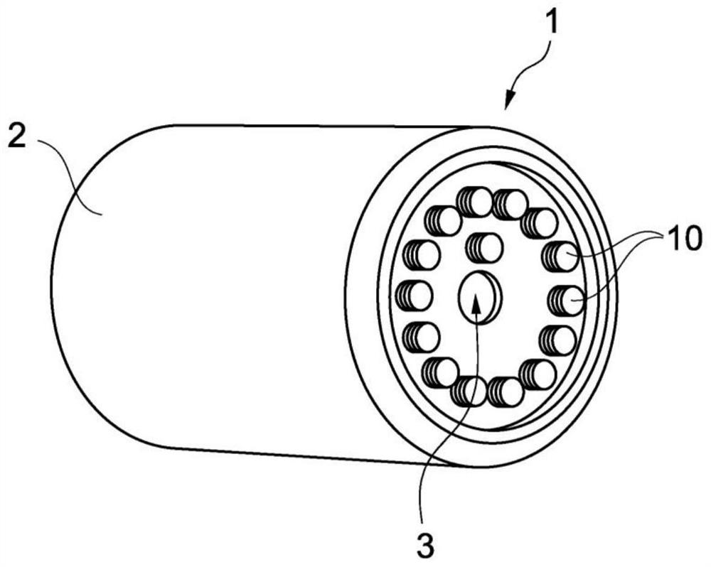 Rolling element having sensor for use in rolling-element bearing