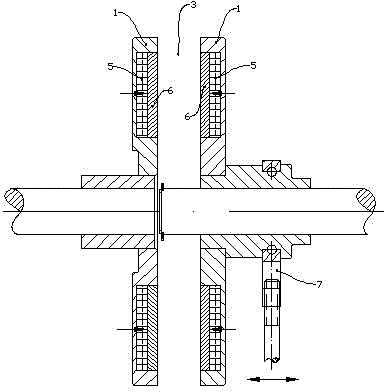 Inter-shaft permanent magnet coupling mechanism