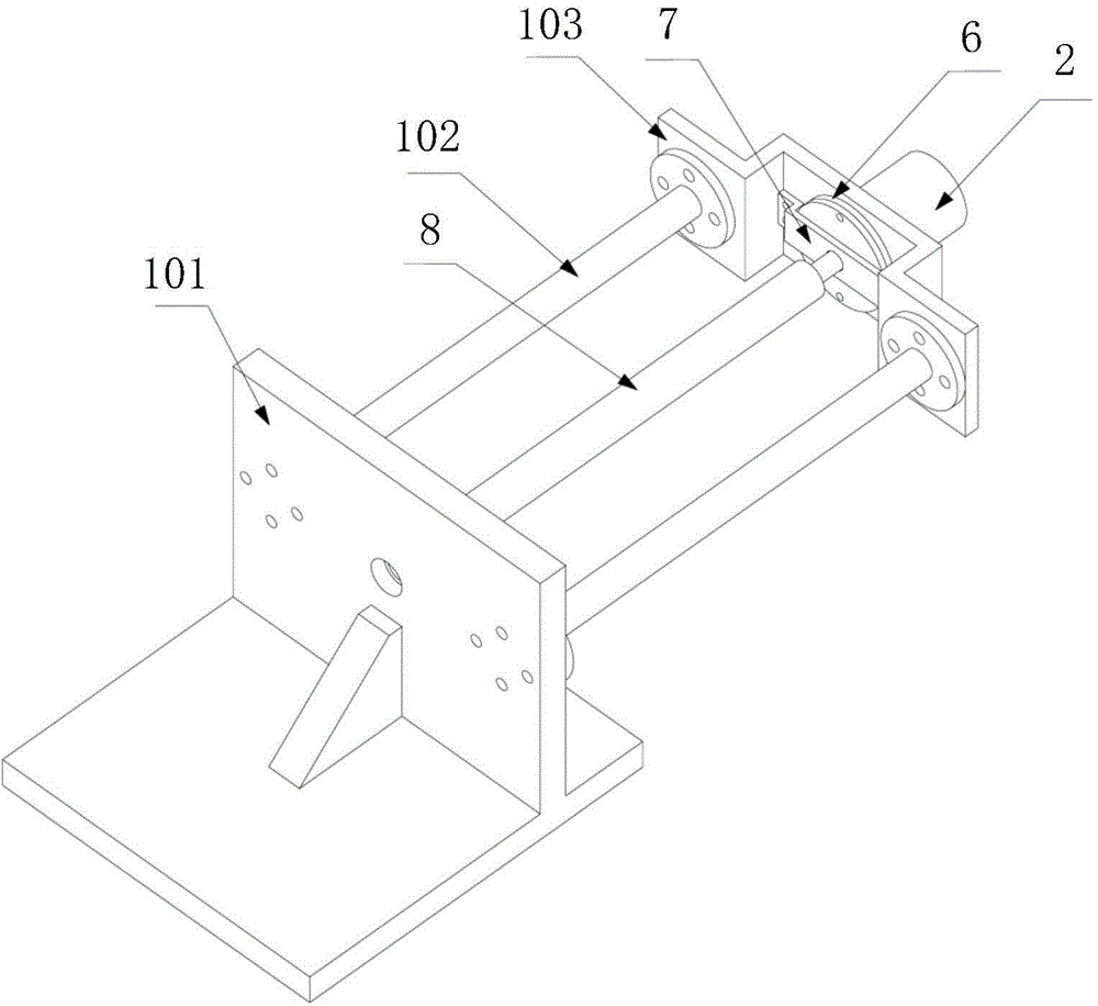 Aerodynamic heat flow measuring device and method for plume field of engine in vacuum chamber