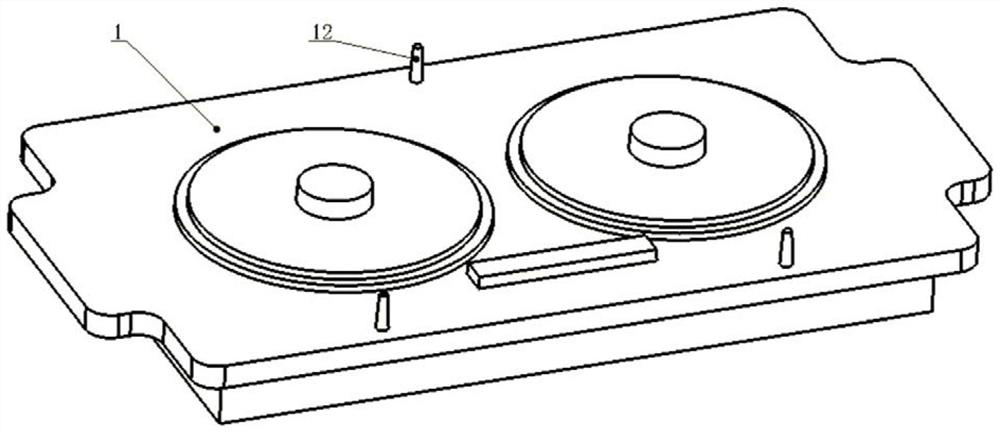 Sand casting method for closed impeller of low specific speed centrifugal pump