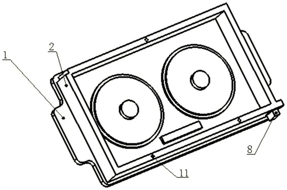 Sand casting method for closed impeller of low specific speed centrifugal pump