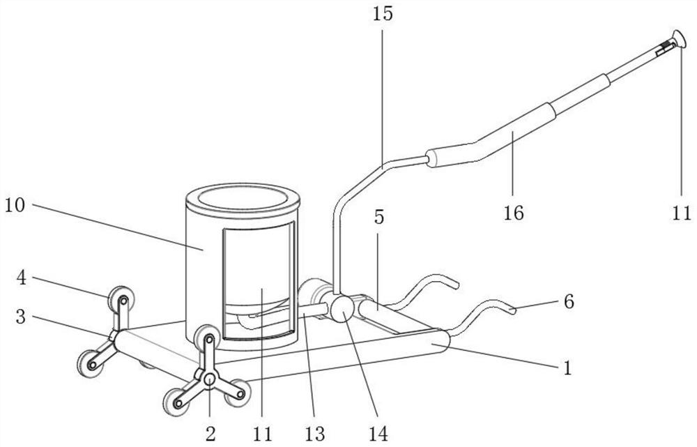 Insect-preventing and disease-treating pesticide spraying device for mountain fruit planting