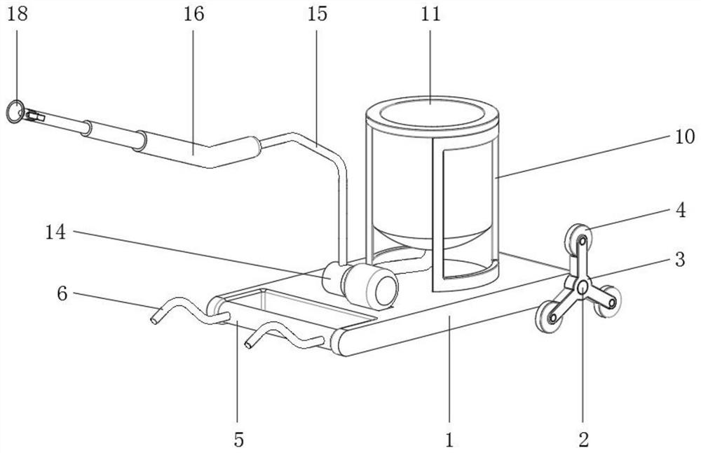 Insect-preventing and disease-treating pesticide spraying device for mountain fruit planting