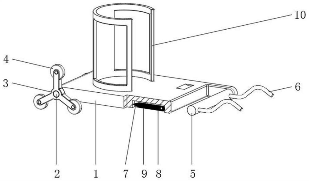 Insect-preventing and disease-treating pesticide spraying device for mountain fruit planting