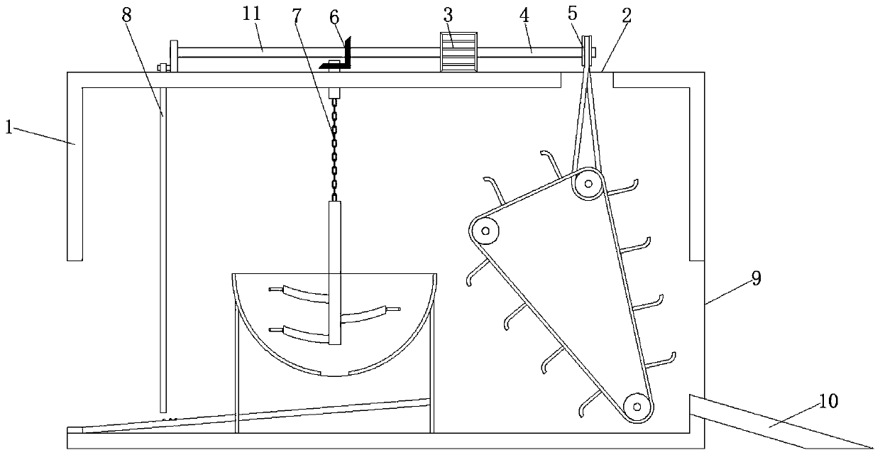 Two-axis linkage football collection device for disabled athletes