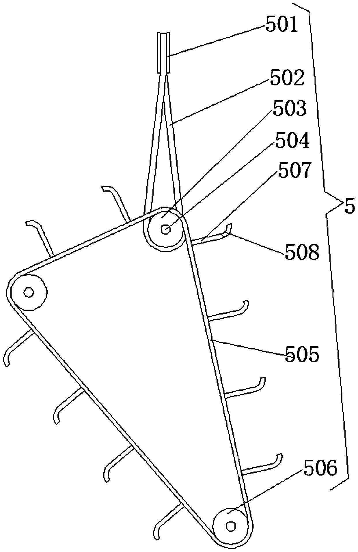 Two-axis linkage football collection device for disabled athletes