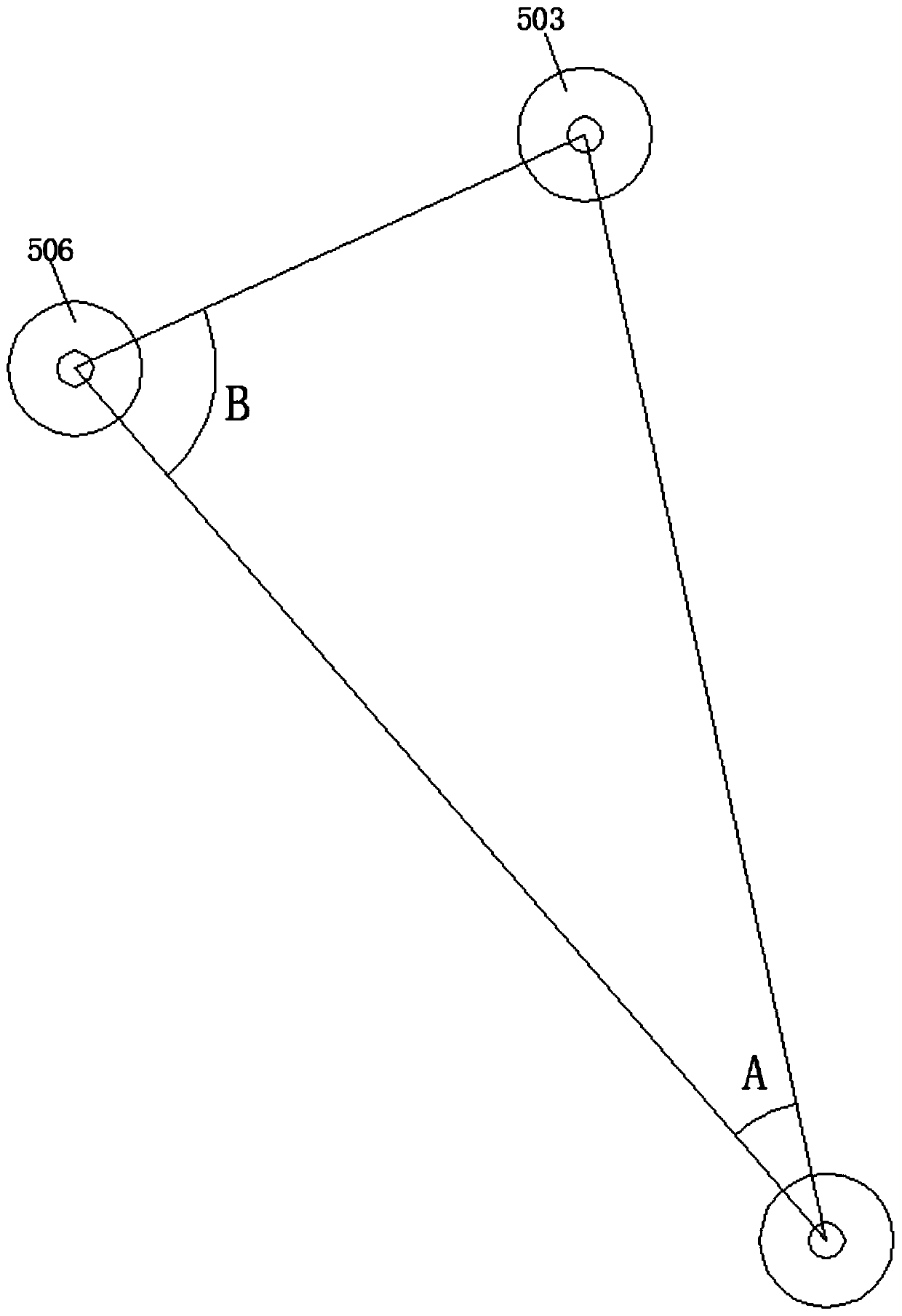 Two-axis linkage football collection device for disabled athletes