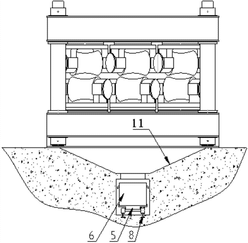 Mill scale collecting system of bar straightener