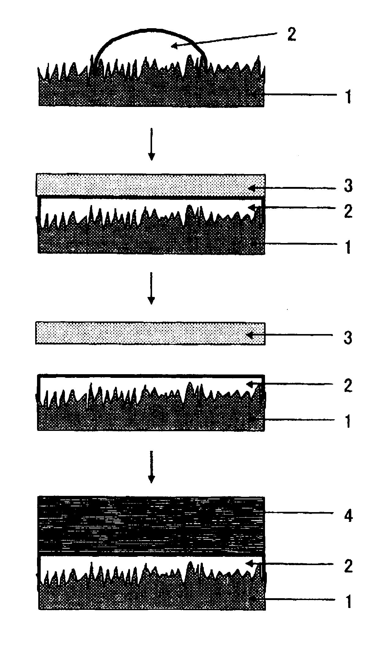 Optical component using composite substrate and process for producing same