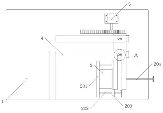 Small scraping and planing machine tool with auxiliary protection structure