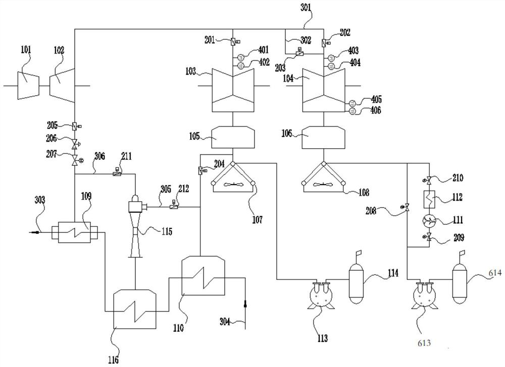 Low-back-pressure cylinder switching and steam ejector heating combined type heat supply-power generation decoupling system and method