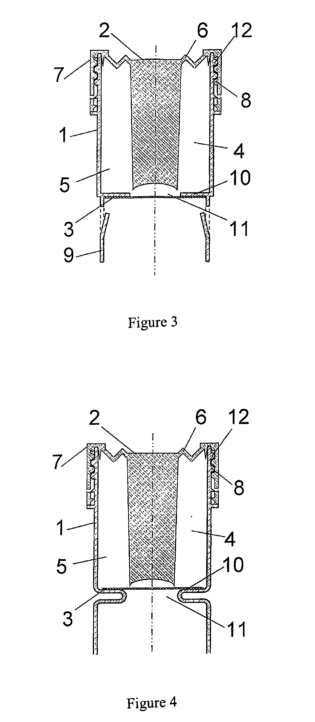 Lid-container for independent mixing and a method for its application