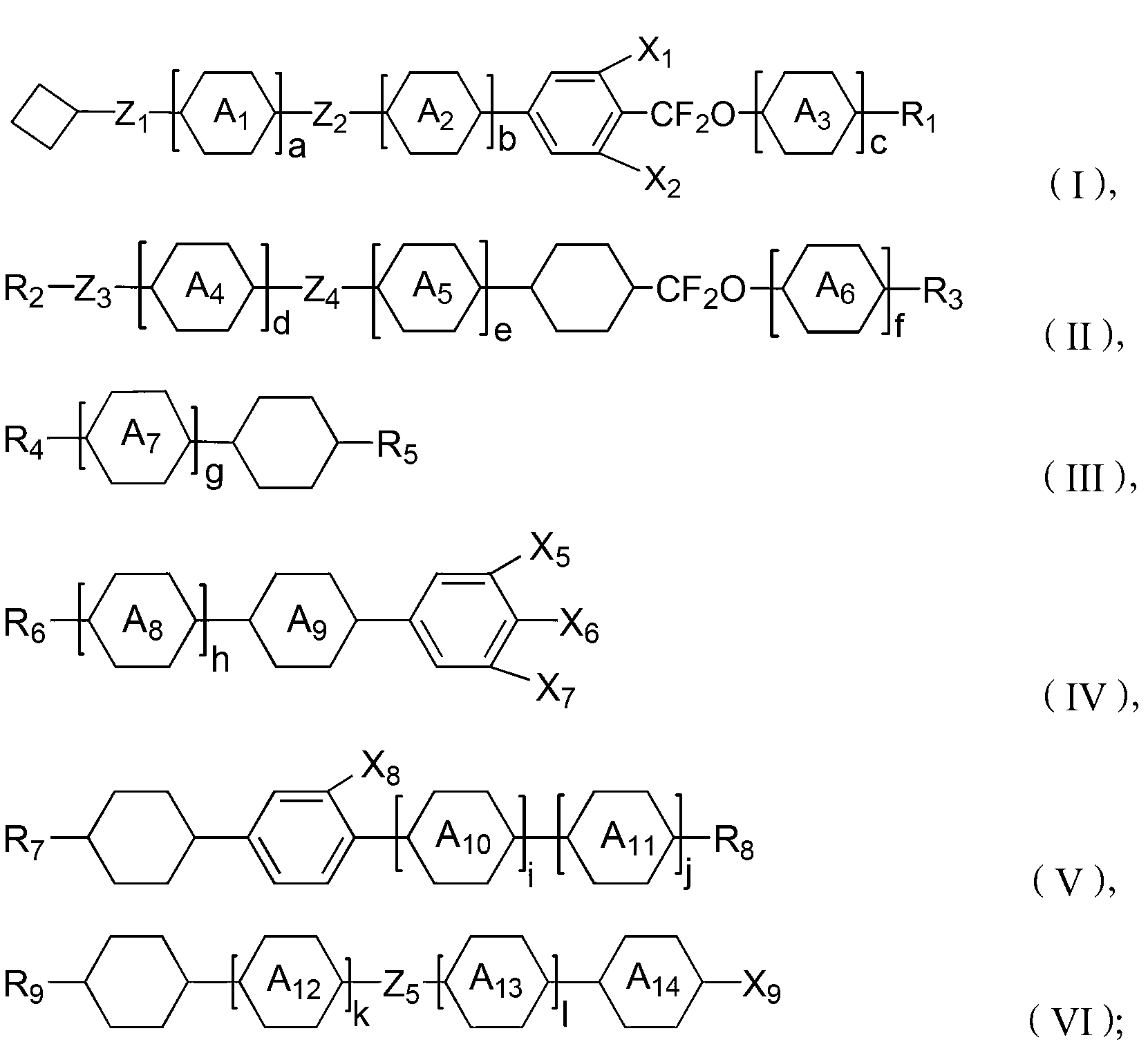 Liquid crystal composite containing difluorooxymethylene bridge polar monomer compound