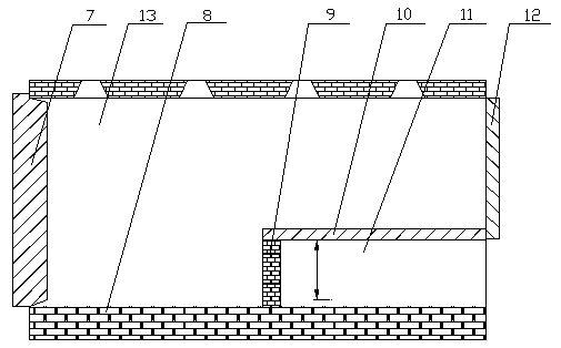 Method for repairing bricks at bottom of carbonization chamber of large coke oven