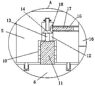 Fast airtightness detection device of motor machine shell cavity body of new-energy automobile