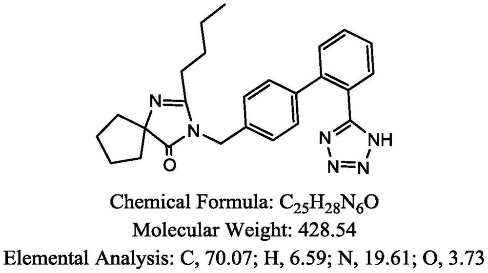 Method for preparing irbesartan without solvent