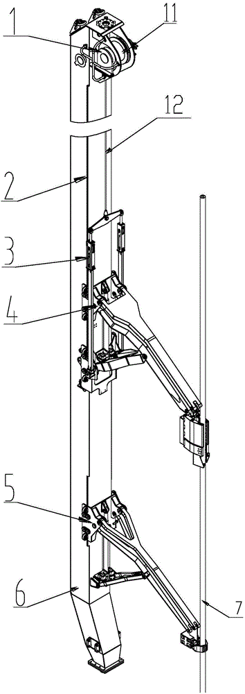Pipe tool transportation mechanical arm