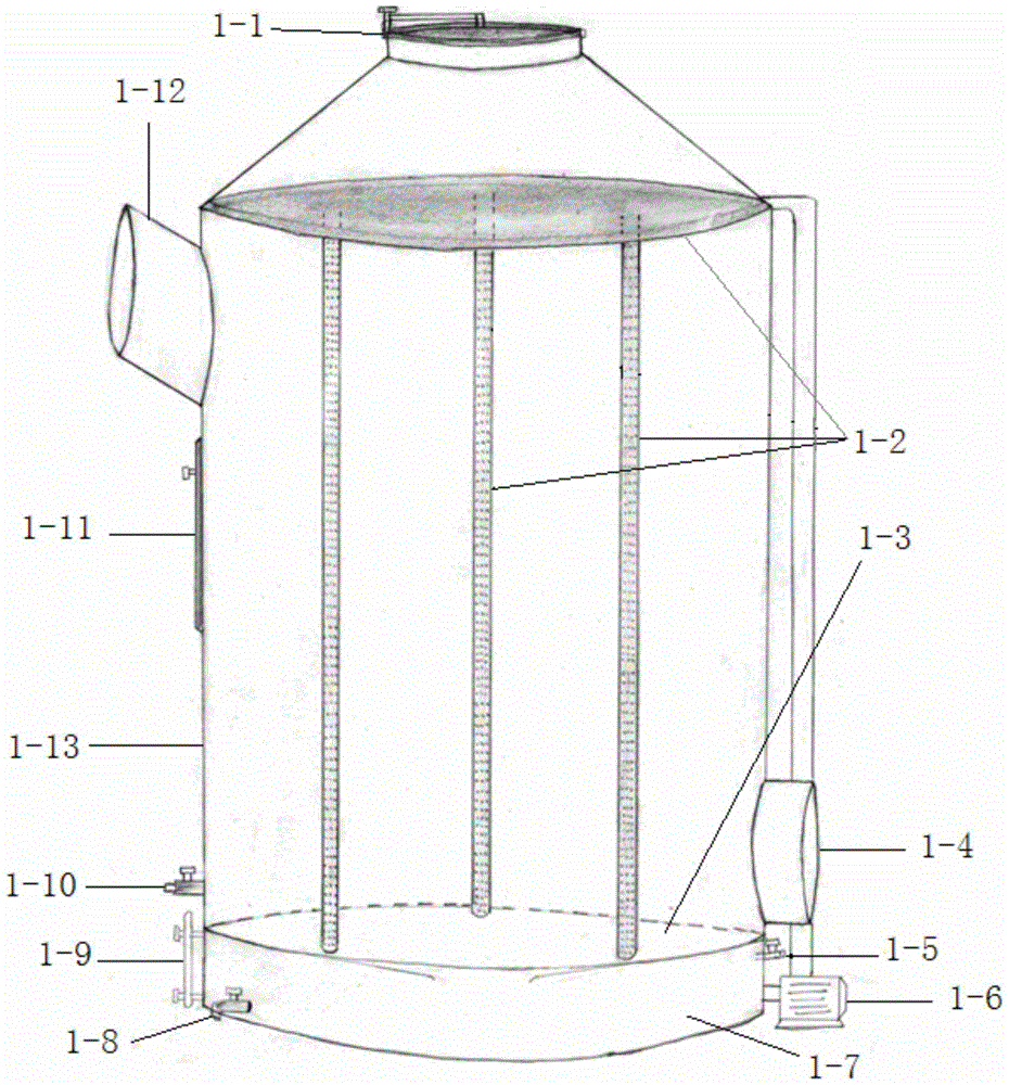 Method and device for purifying flue gas containing dust
