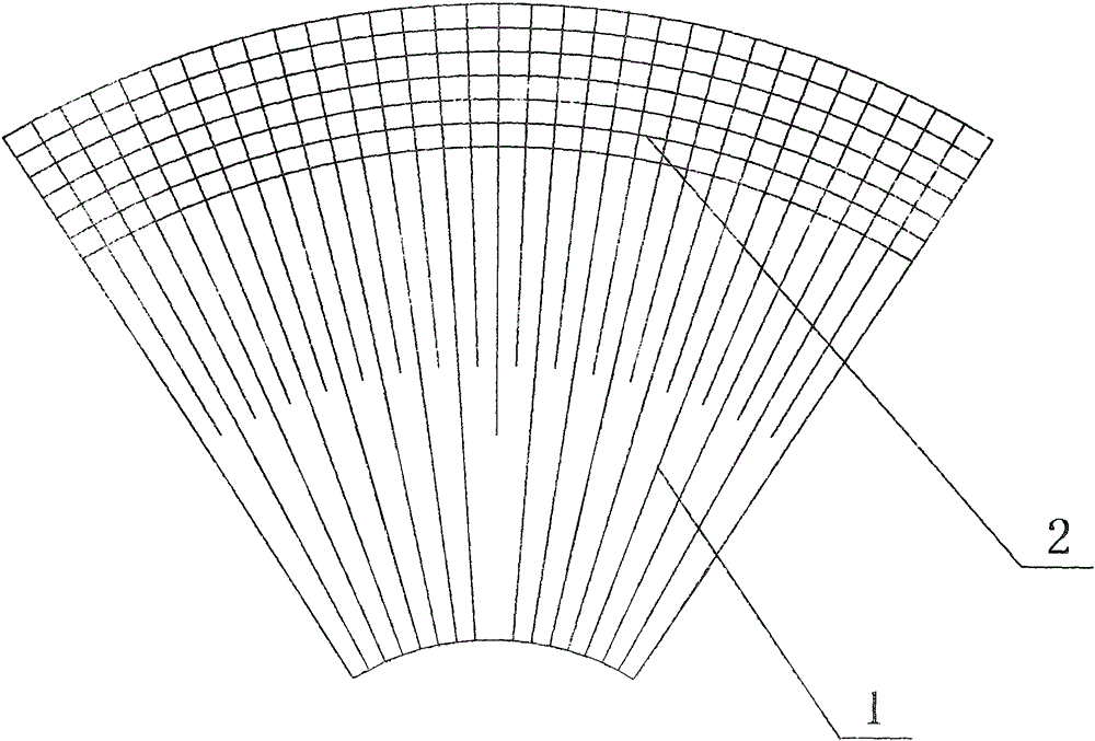 A shaped plate steel bar arranging method