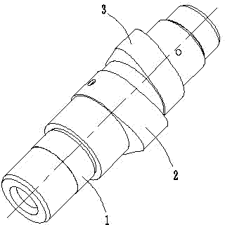 Engine camshaft for gerontic motor tricycle