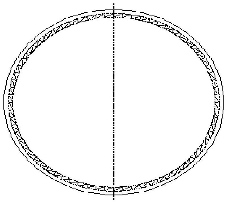 Gear ring combination of mechanical pulverizer